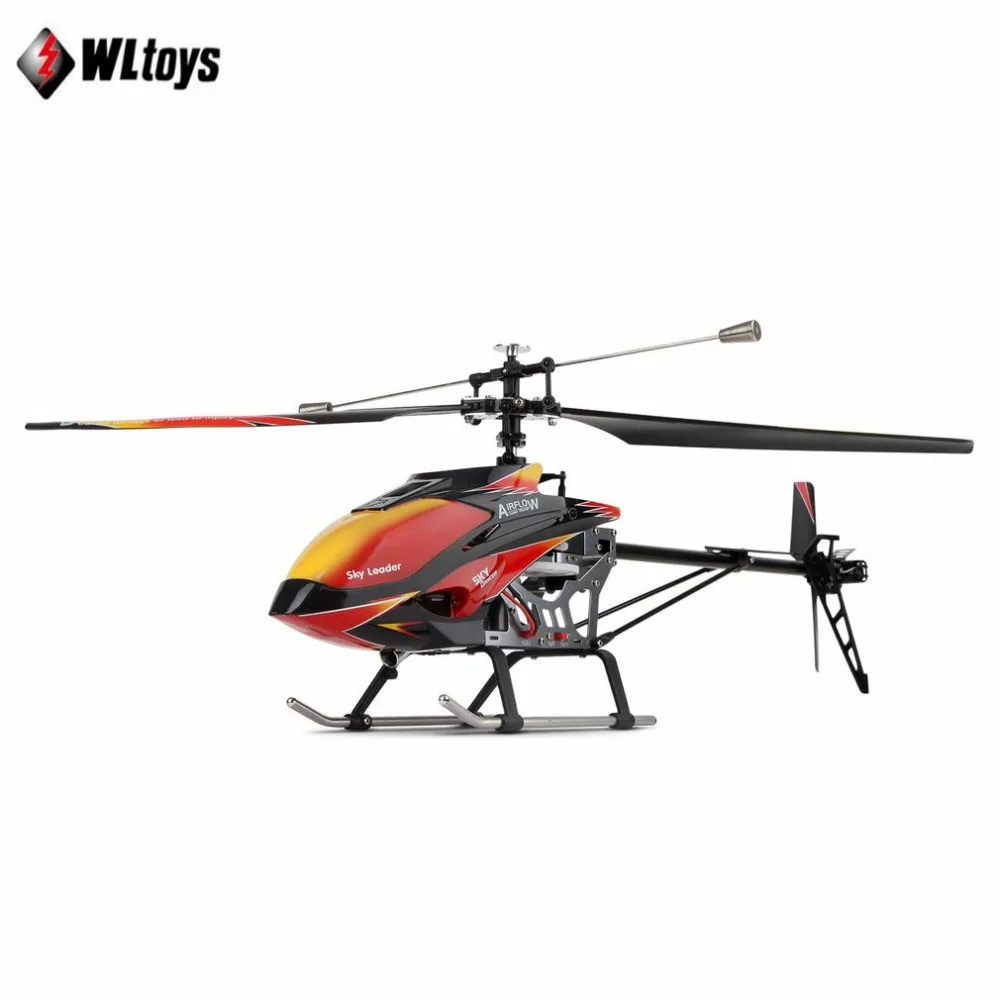 Wltoys V913 RC вертолет 2 4 г 4CH одно лезвие Встроенный гироскоп супер стабильный полет