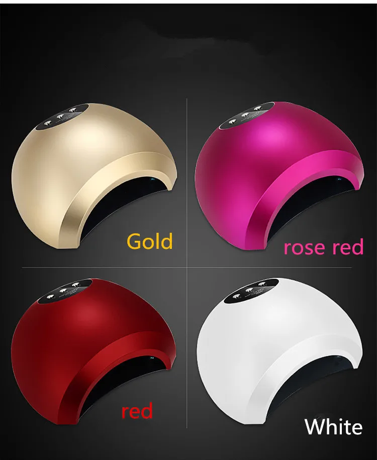 Быстрая сушилка светодиодный лампы для ногтей 48W интеллигентая (ый) датчик