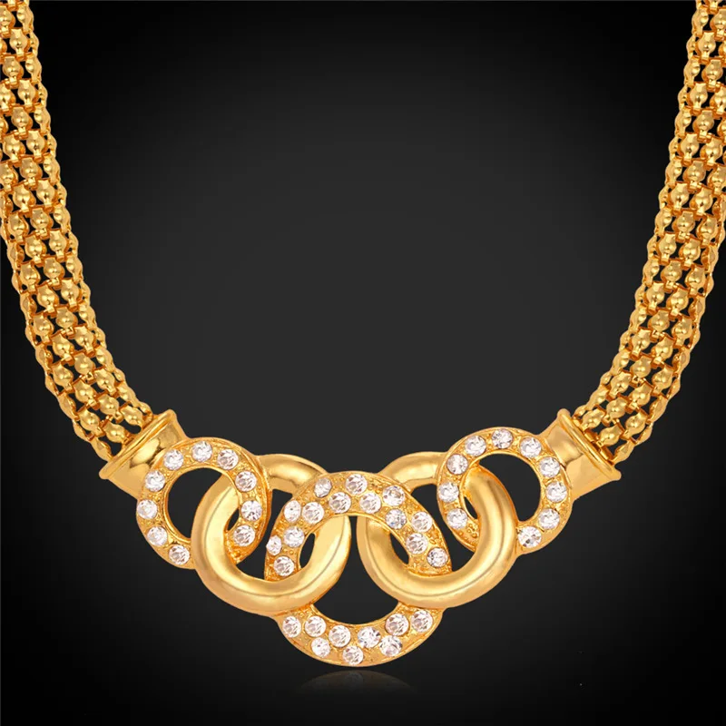 Ожерелье-чокер женское золотое ювелирное изделие Трендовое модное мужское