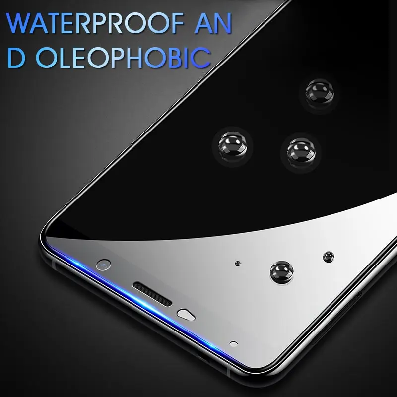 KLOVRRD 9D полный клей полное покрытие из закаленного стекла для Xiaomi mi 9 Защитная