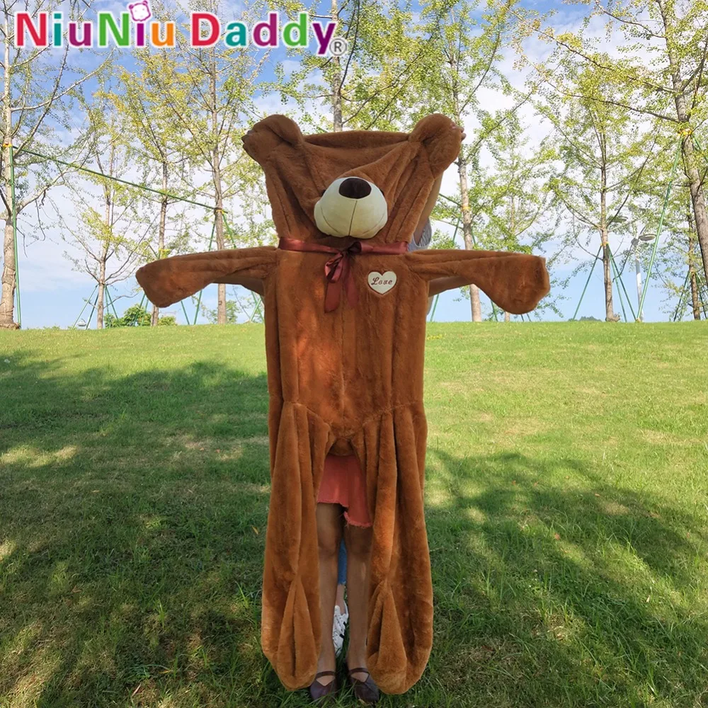 

Niuniu Daddy Giant Teddy Bear Toys Unstuffed Big size plush teddy bear skin 80-180 cm Empty bearskin Girls birthday gift