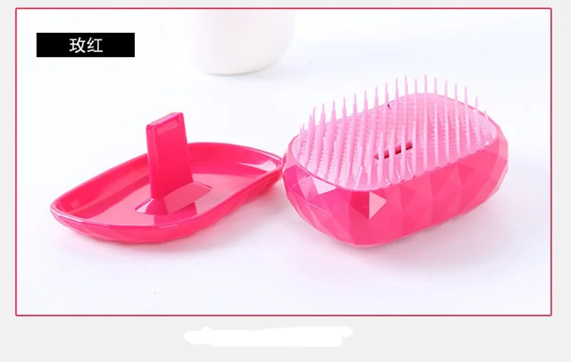 Detanglingcombtanglehairbrashhot StyleMouseCombProfessional, магический выпрямитель для волос, парикмахерский инструмент для укладки, подарок в форме ромбов