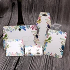 100 шт.лот, цветные бумажные упаковочные карты для ювелирных изделий, ожерелья, сережки, шпильки, подвесные упаковочные карты, открытки для влюбленных ювелирных изделий