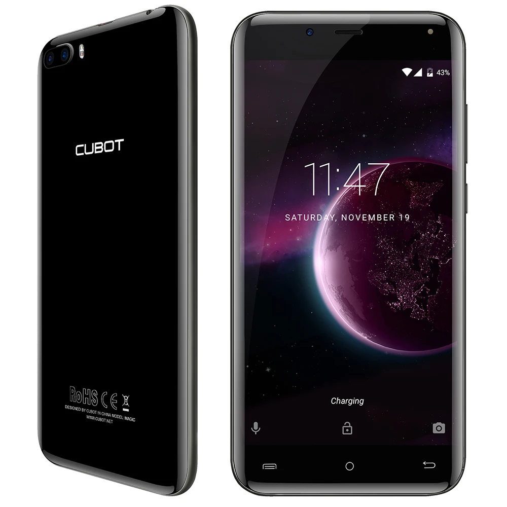 CUBOT Magic 4G мобильный телефон Android 7 0 5 дюймов ips Экран mtk6737 четыре ядра 1 3 ГГц ГБ 16 13.0MP +