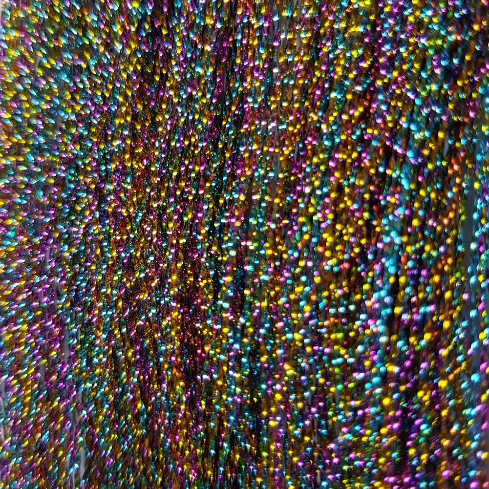 Новинка 100 шт. блестящий материал для вязания мушки с кристаллами рыболовные