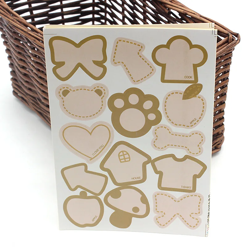 140 шт. пустые наклейки для рукоделия печенья торта подарка детской вечеринки|pcs