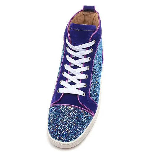 SUEDE SHOES SNEAKERS PURPLE 