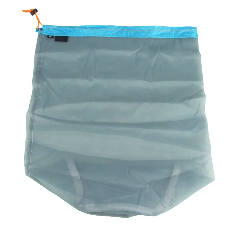 Blue XL 48X24cm S-XXL Ультралегкая Спортивная Сетчатая Сумка для хранения на завязках, походный мешок для альпинизма, мешок на завязках, сумка для стирки, Новые переносные сумки - Цвет: Blue XL 48X24cm