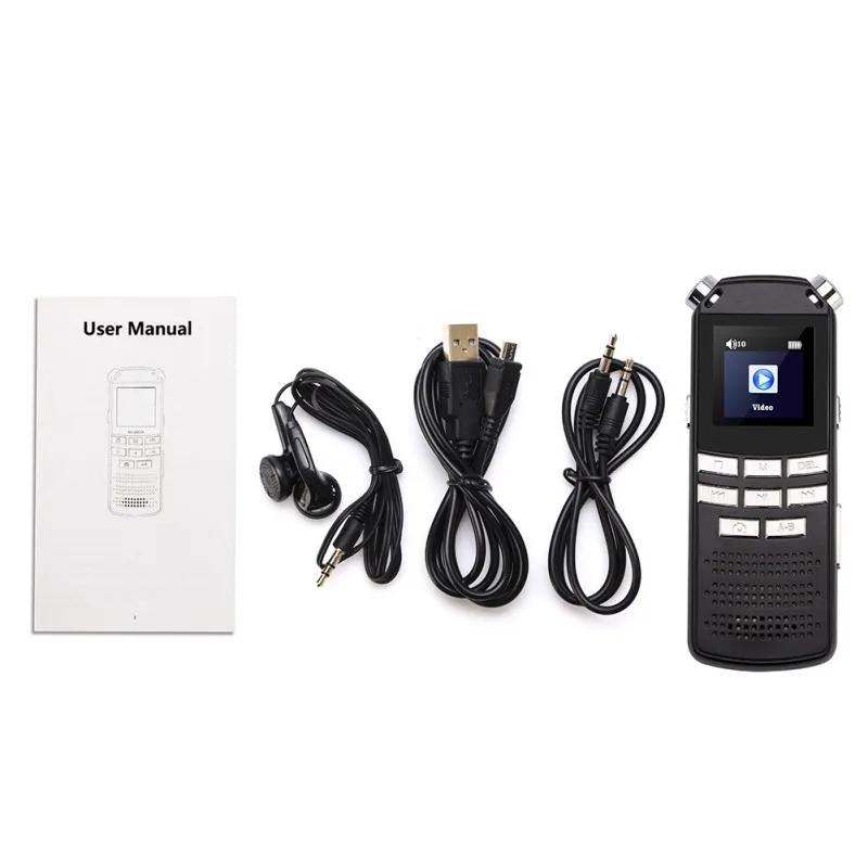 HD DVR цифровая камера диктофон USB MP3 цифровой Аудио Диктофон 720P микрофон|Цифровые