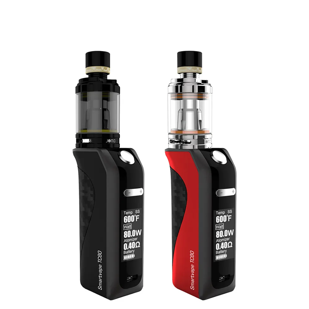 Smartvape TC80 Box mod with 2200mAh battery Refilling liquid Design Electronic Cigarette vape Vaporizer  Kit