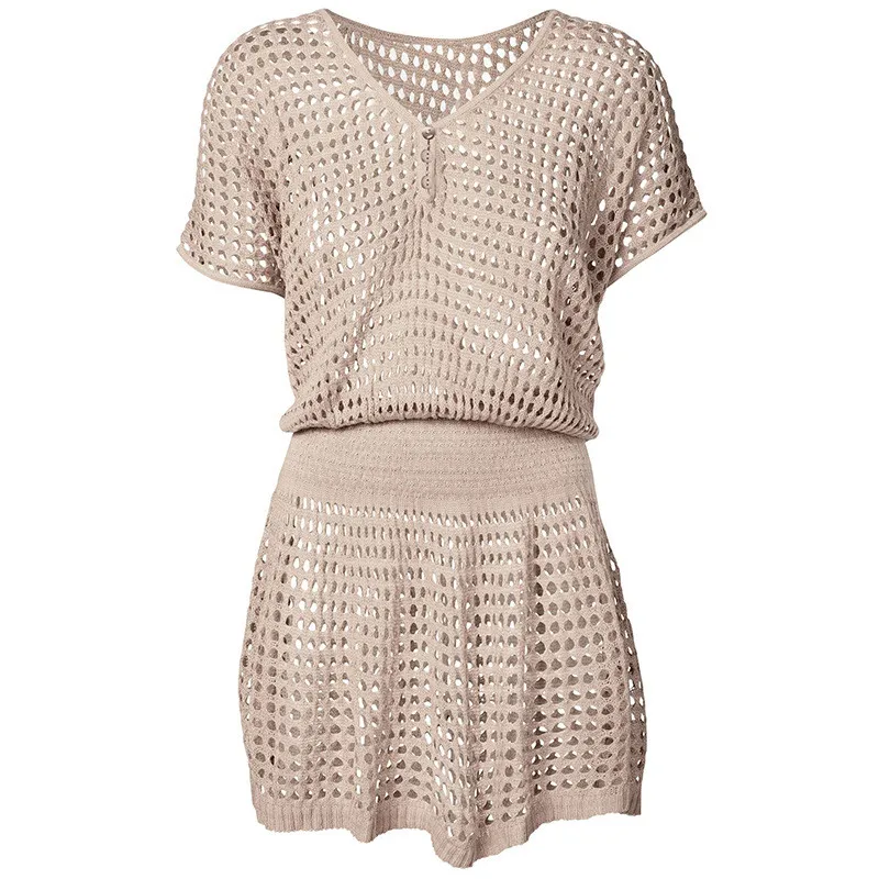 

2019 Summer Beach Dress White Mesh Cover Up Women Crochet Bikini Cover Ups Swimwear Bathing Suit Swimsuit Beachdress