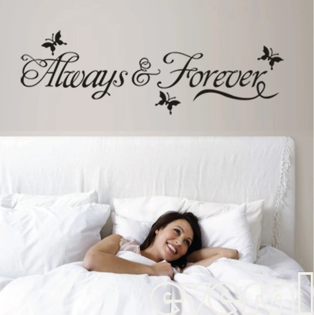 Креативная Настенная Наклейка с девизом для гостиной настенные наклейки