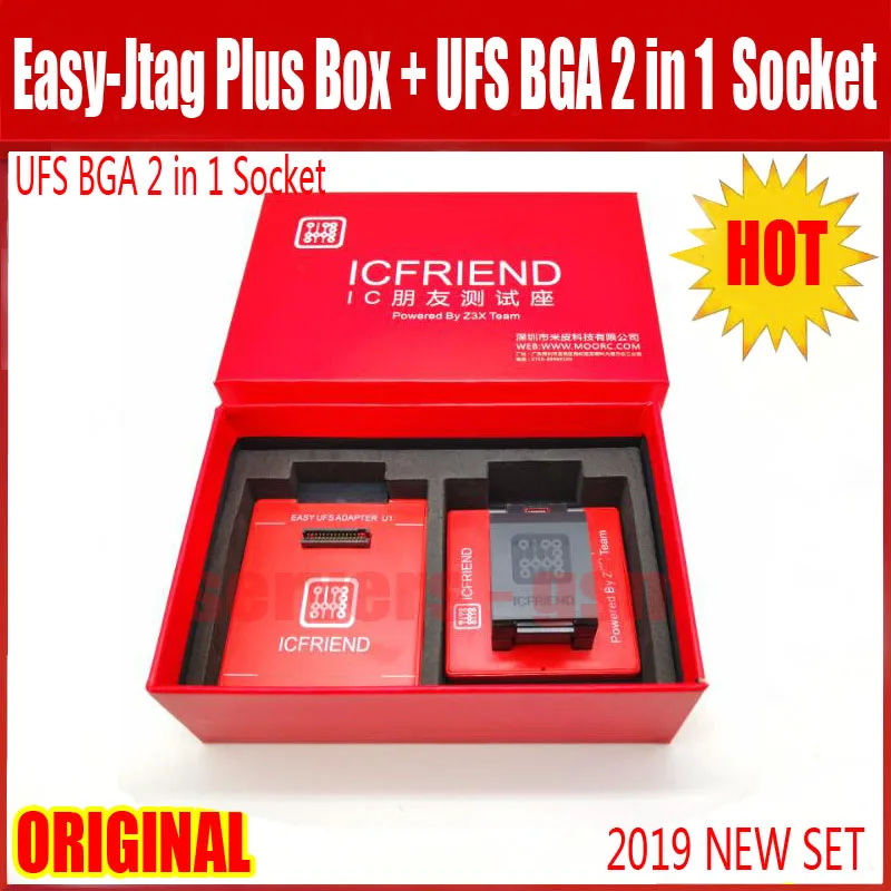 Новый оригинальный легкий jtag плюс коробка + UFS разъем адаптера ICFriend ИС 2IN1