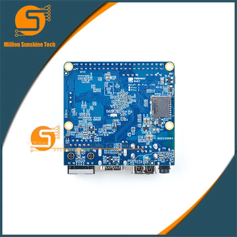 NanoPi M1 Plus макетная плата 4K Play Allwinner H3 четырехъядерный Cortex-A7 встроенный WiFi Bluetooth 8GeMMC