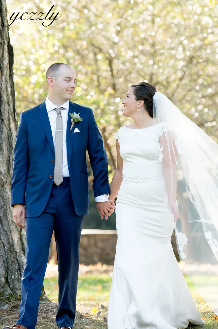 Real Brides Plus Size Wedding Dress 2019 Elegant Backless Soft Satin Mermaid Long Appliques Bridal Gown Big | Свадьбы и торжества