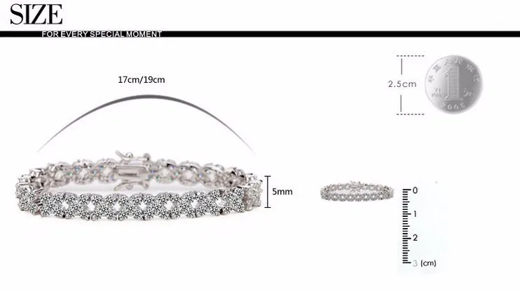 Luoteemi Модные женские браслет из белого золота 4 цвета Leaf Clover CZ камень прядь браслет для Для женщин