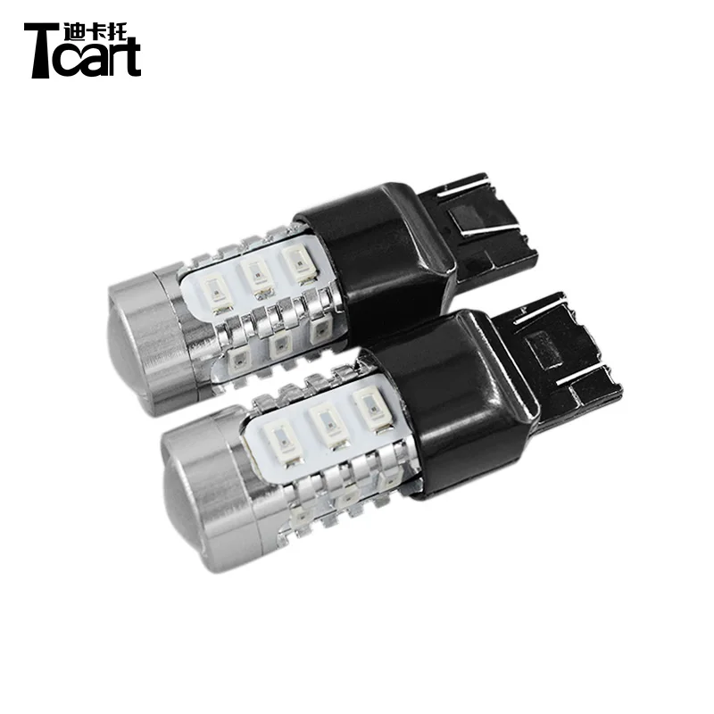 Автомобильные светодиодные стоп-сигналы Tcart 7443 5730 15SMD для Toyota Corolla e150 e160 e170