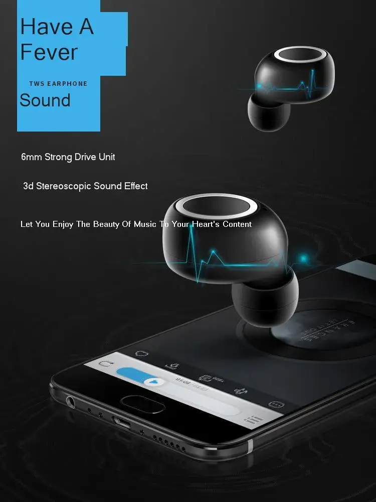 Желе расческа отпечатков пальцев Touch Bluetooth гарнитура 5,0 HD стерео беспроводные наушники спортивные наушники с Bluetooth с зарядным устройством