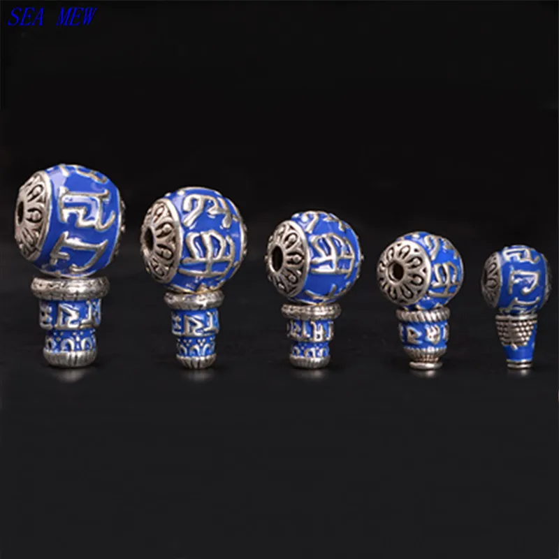 Эмалированные бусины SEA MEW 10/12/14/16/18/20 мм из металлического сплава|beads loose|loose beadsbeads