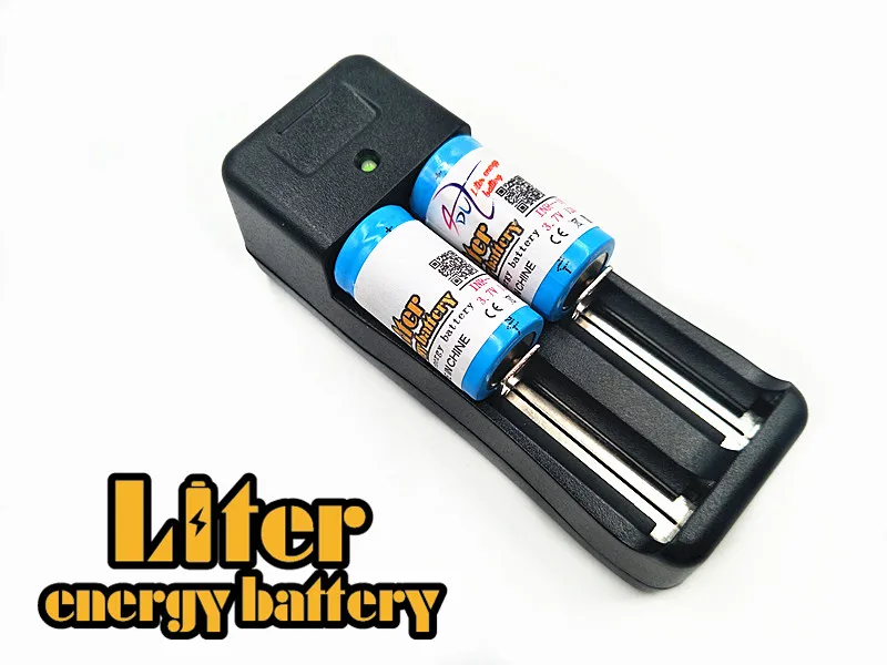 Литровая батарея ICR 18350 литиевая 1200mAh 3 7 V аккумуляторная + зарядное устройство для