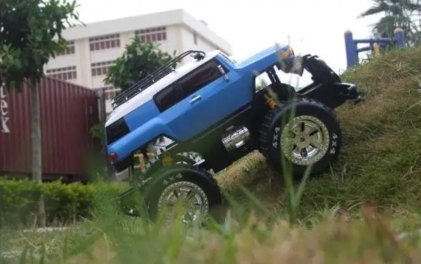 1/10 масштаб Rock Cralwer AXIAL SCX10 Tamiya CC01 RC8WD D90 51560 Toyota FJ Cruiser Body set Wheelbase 265 мм (без багажника