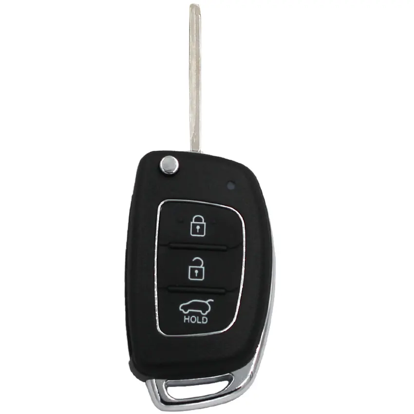 3 кнопки Floding удаленный ключ 434 МГц ID46 чип для Hyundai ELANTRA новый Verna управления Fob|Ключ
