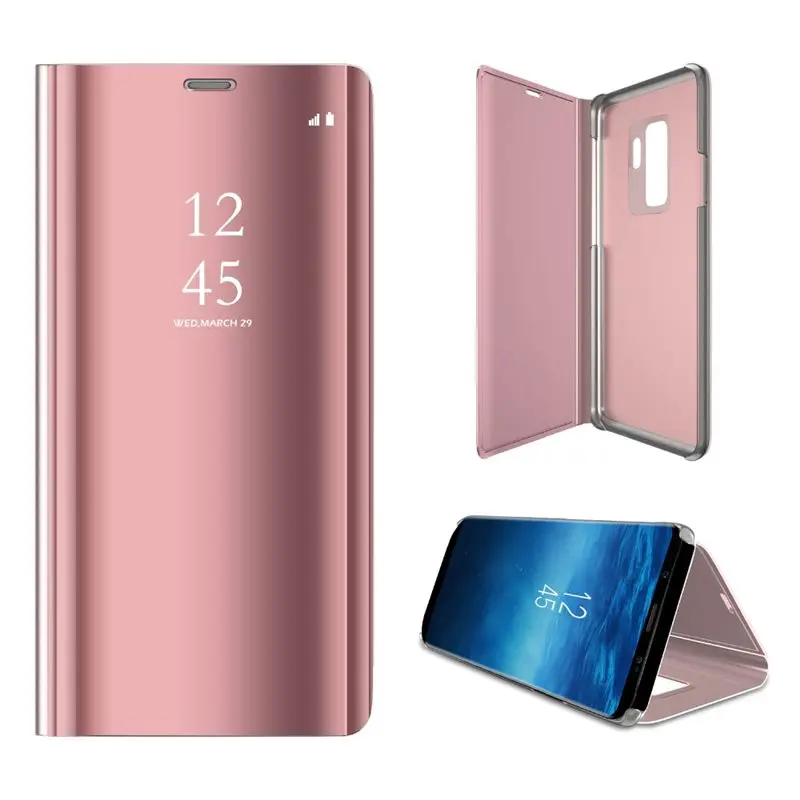 Зеркальный чехол для Huawei P10 Plus P8 P9 Lite 2017 кожаный флип-чехол с подставкой Mate 10