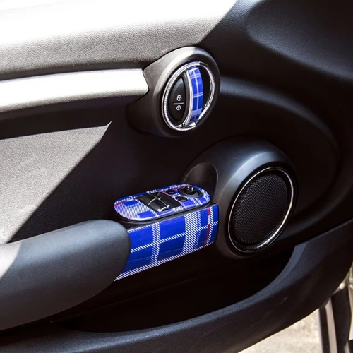 Автомобильный Стайлинг для BMW MINI F55 F56 Автомобильные Наклейки интерьерные дверные