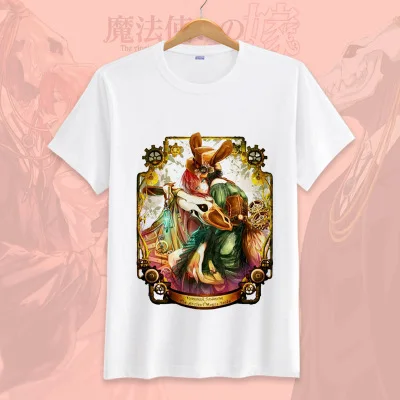 12 Футболка с аниме «Mahoutsukai no Yome The Ancient magus», футболка для невесты, парная футболка с короткими рукавами и рисунком, футболки, camiseta - Цвет: 12