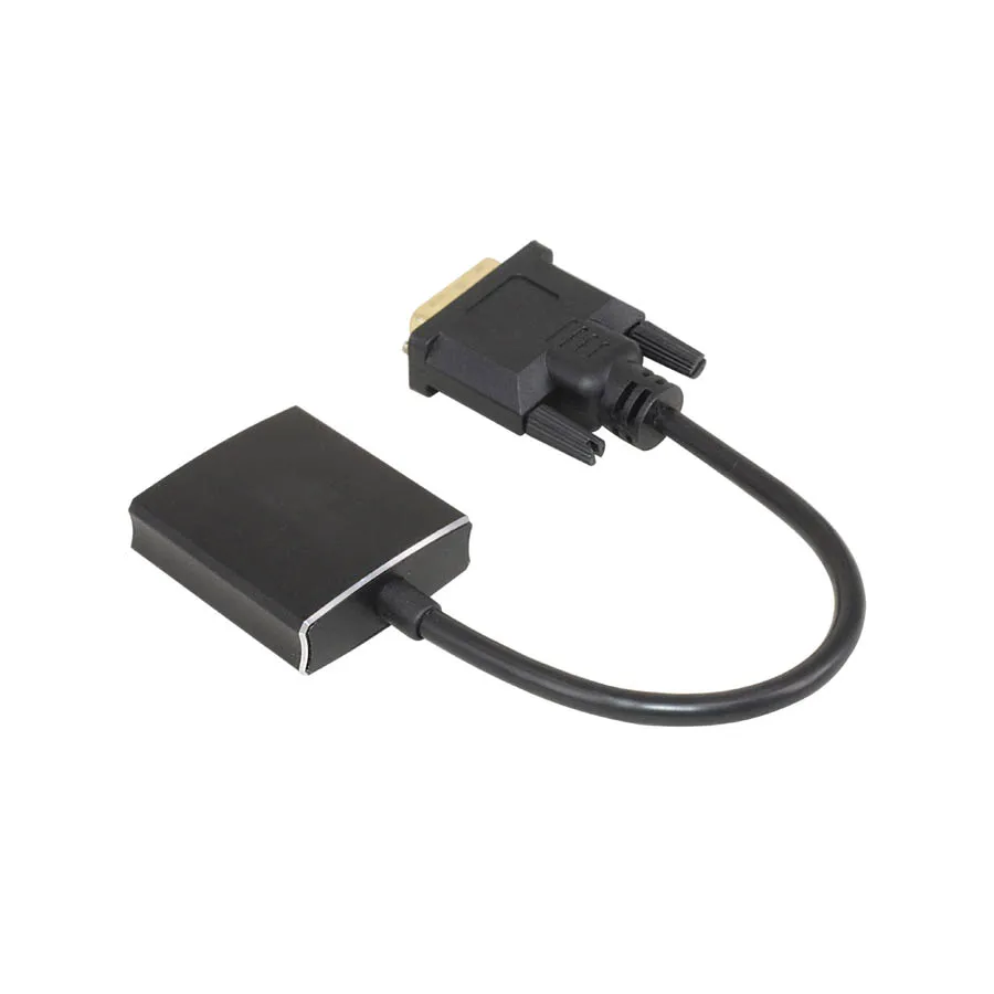 Преобразователь DVI в VGA адаптер из алюминиевого сплава папа мама 24 + 1 25 Pin D Кабель