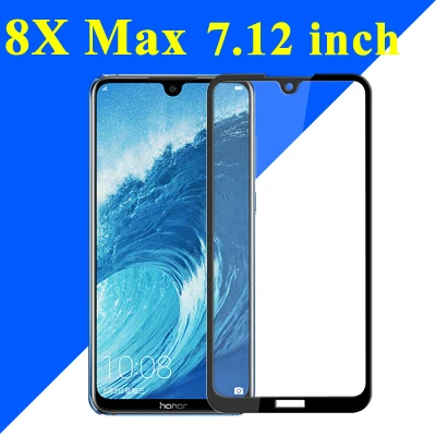Закаленное стекло на huawei Honor 8X Max Защитная пленка для экрана X8 8C Защитная 8A Броня пленка Xonor 8 X Mah Honer C8 Homor A C Onor - Цвет: Honor 8X Max