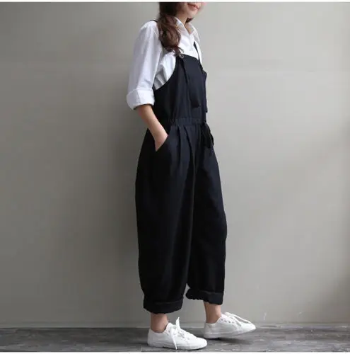 Женский мешковатый цельный комбинезон джинсовые комбинезоны длинные брюки|trousers
