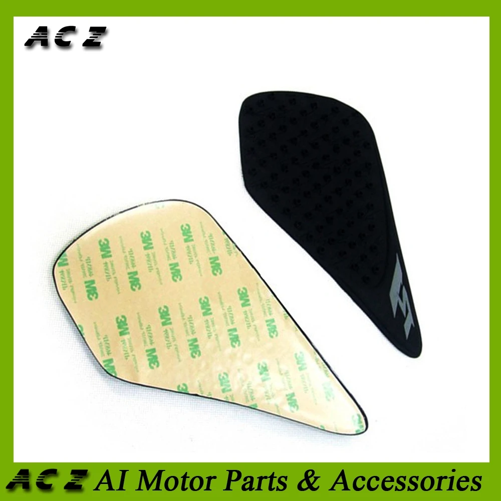 

ACZ Motorcycle Tank Traction Pad 3M Side Gas Knee Grip Protector Black Anti-Slip Sticker For Yamaha YZF R1 YZF-R1 2004-2006