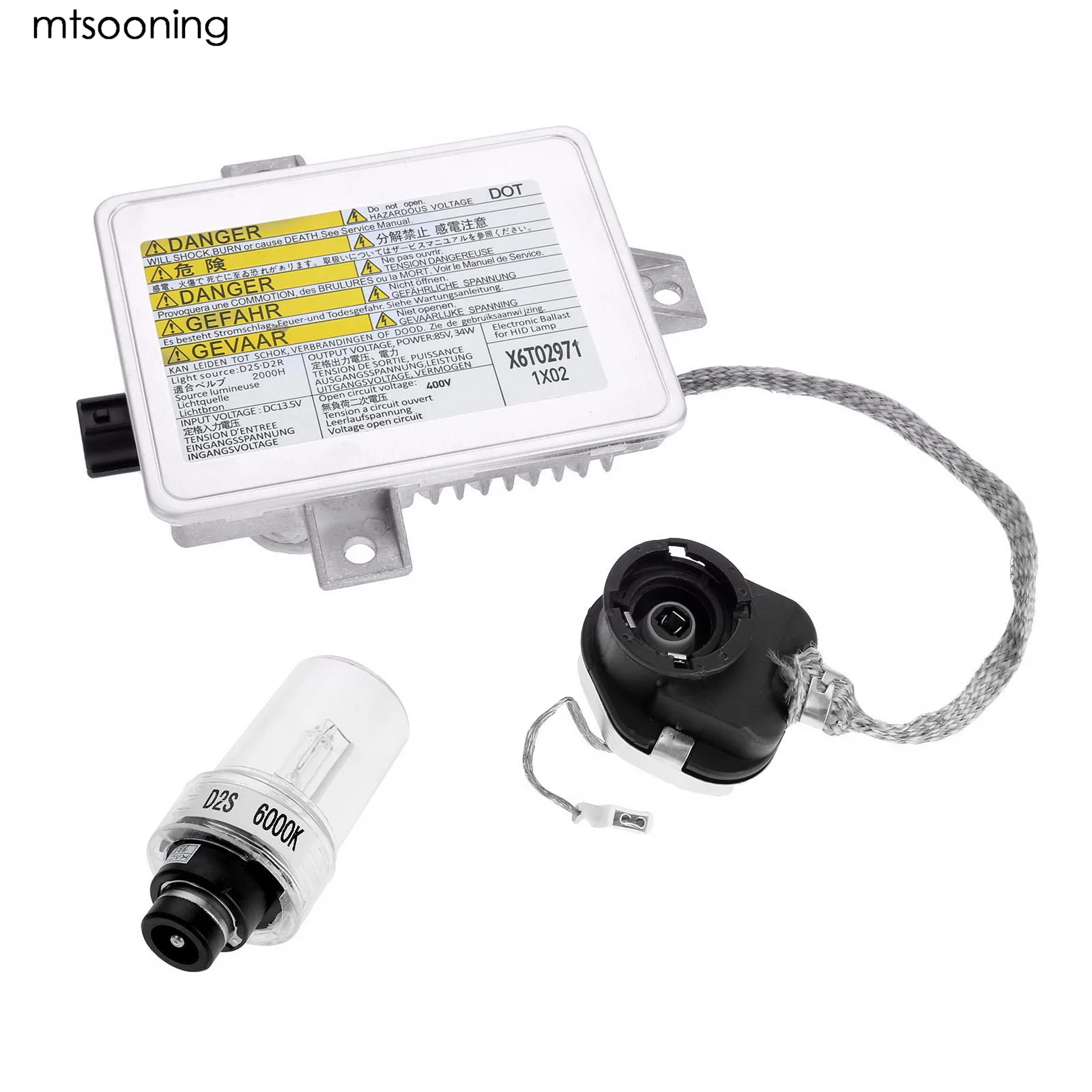 Mtsooning ксеноновые фары, балласт Управление модульный блок воспламенитель X6T02971 D2S лампы для 2002-2008 Acura TL-S TSX Honda S2000 Mazda 3
