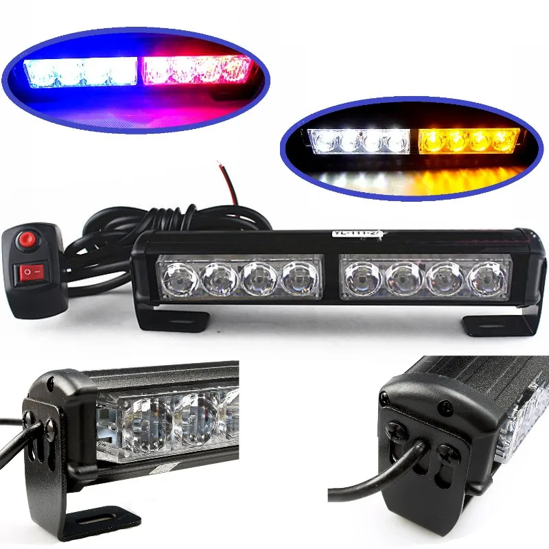 СветодиодПредупреждение лампа для автомобиля аварийная с 8 светодиодами 7