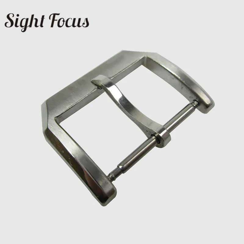 18mm 20mm Tang Buckle Clasp For IWC Big Pilot Watch Strap Silver for Leather Band Parts Straps | Наручные часы