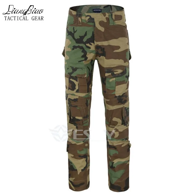 Брюки камуфляжные с несколькими карманами для пейнтбола | Мужская одежда