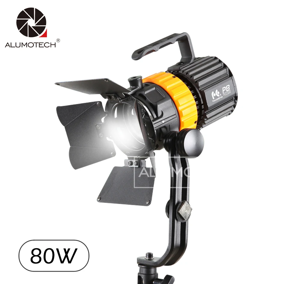 ALUMOTECH FalconEyes дневной свет 5600K 80W Светодиодный прожектор + модификаторы комплект для