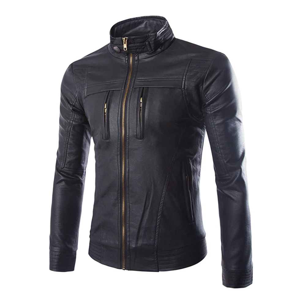 Herobiker винтажная мотоциклетная куртка в стиле ретро мужская из искусственной кожи