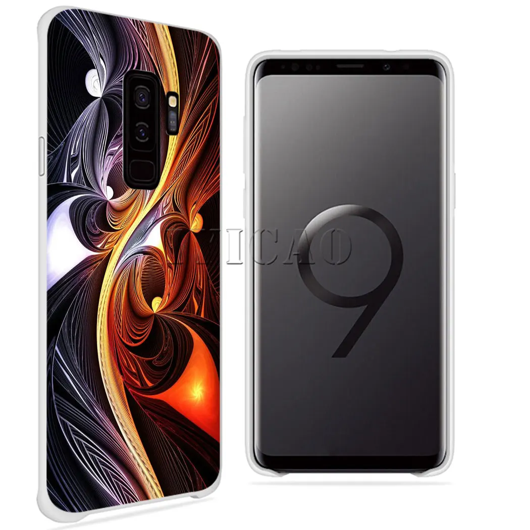 Цветочный принт со стразами для Samsung Galaxy A3 A5 A6 A7 A8 Plus A9 A10 A70 M10 M20 M30 A10S A20S A30S A40S