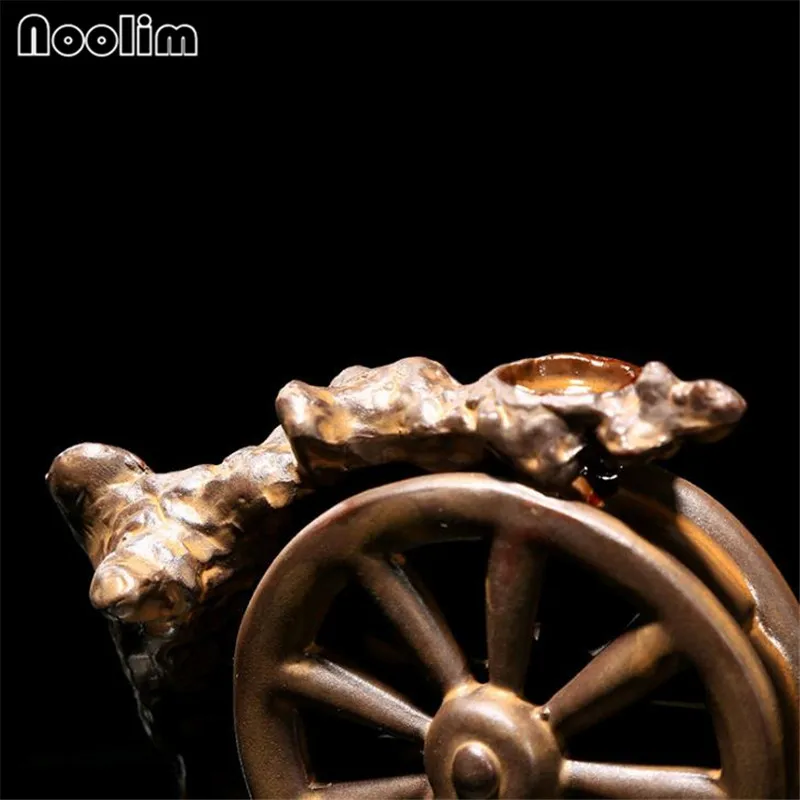 Водное колесо античный дым благовония горелка водопад керамический обратный