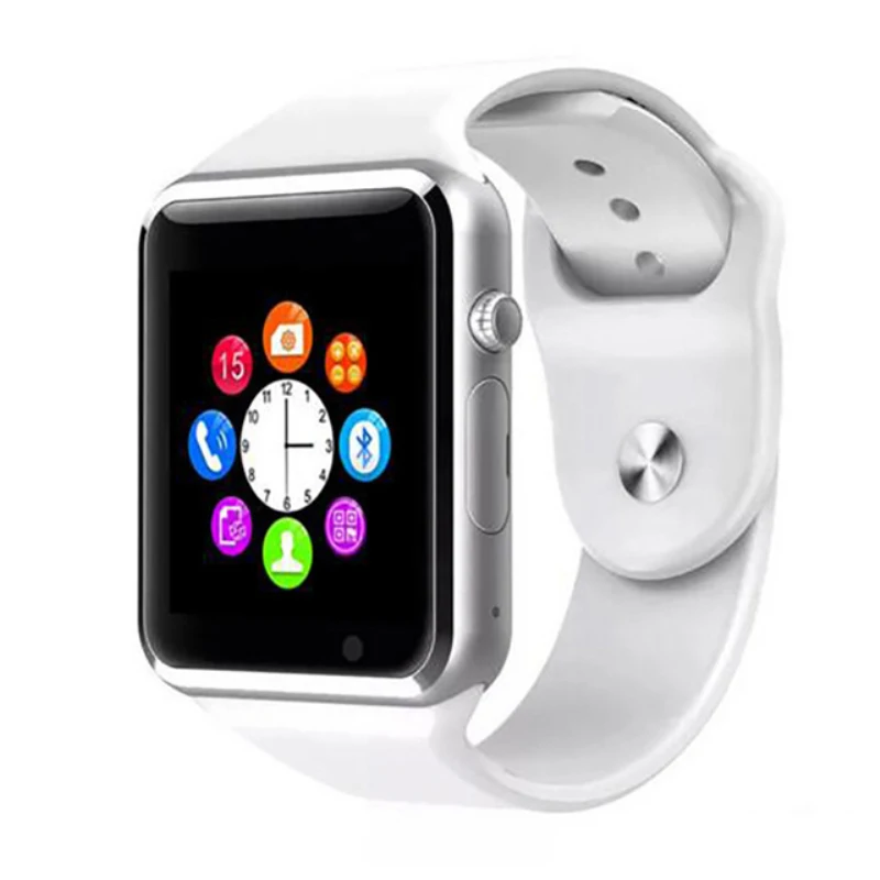 Смарт часы A1 мужские наручные с Bluetooth спортивный шагомер sim камерой для