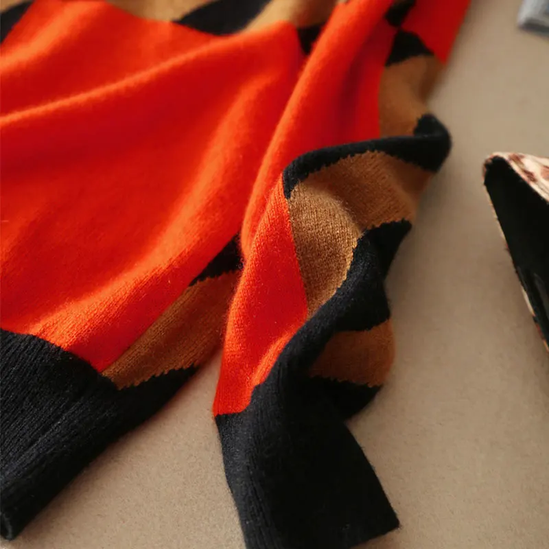 Женские кашемировые свитера с вырезом лодочкой из 100% чистого кашемира длинным