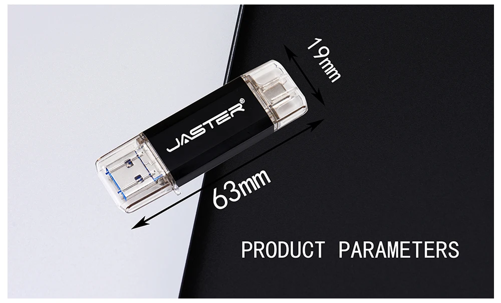 JASTER 3 в 1 OTG(Android& USB& Type_C) флеш-накопитель USB 3,0 Металлический пользовательский флеш-накопитель 64 ГБ 32 ГБ 16 ГБ 8 ГБ 4 ГБ свадебные подарки