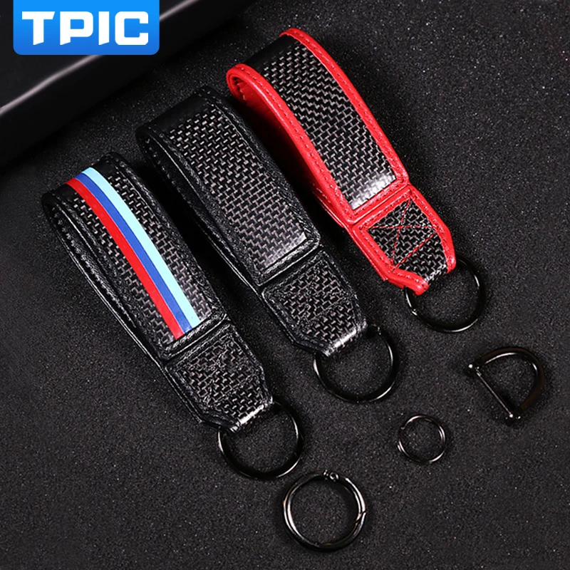 Автомобильный брелок из углеродного волокна для BMW M Sport E90 E60 F30 Mercedes W204 W211 GLA GLK Mustang