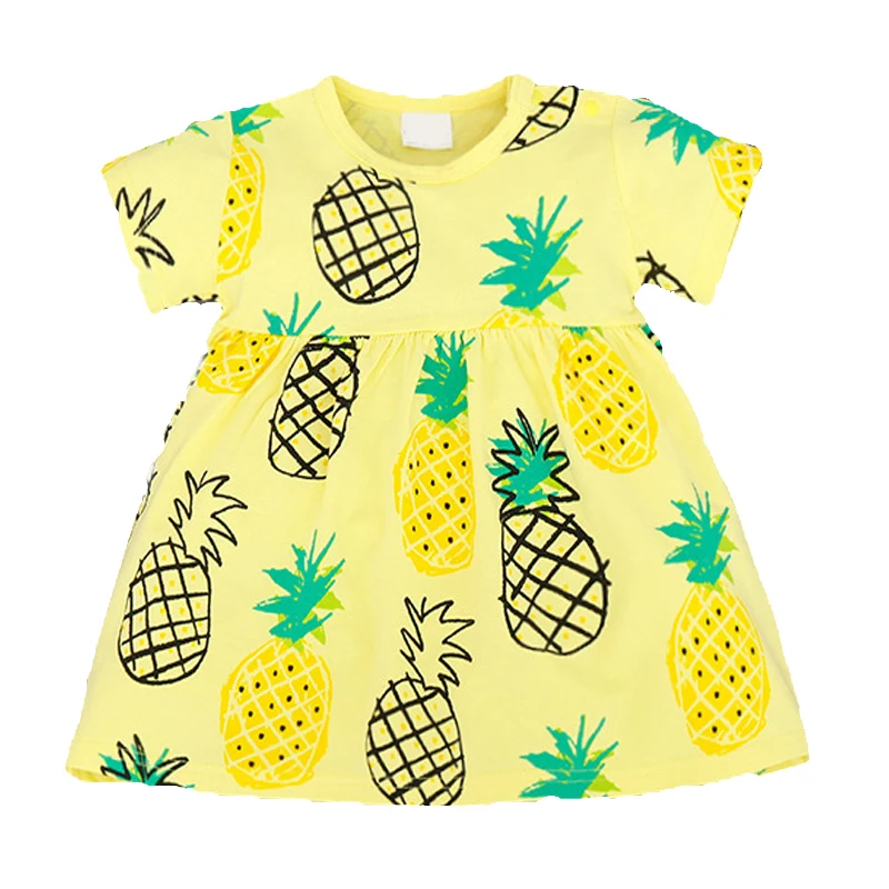Коллекция 2018 года летняя стильная одежда для малышей платье маленьких девочек