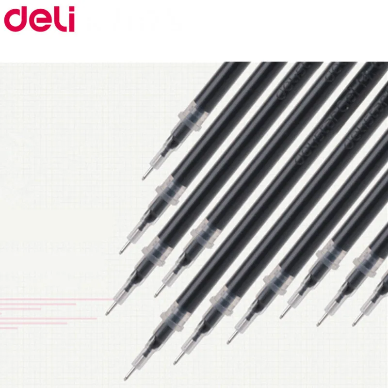 Deli Gel Pen Refill 0.38mm Full Needle Black Ink Pen Refill Neutral Pen Roller Pen Ink Office Signature Rods School Supplies
Deli Gel Pen Refill 0.38mm Full Needle Black Ink Pen Refill Neutral Pen Roller Pen Ink Office Signature Rods School Supplies