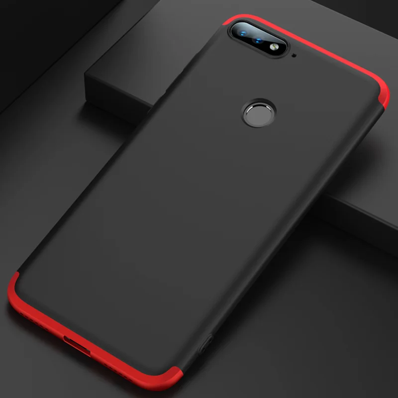 Оригинальный чехол GKK для Huawei Y6 Y7 Prime Honor 7A 7C Pro Nova 2 Lite 8X Max 8C 360 полная защита Жесткий