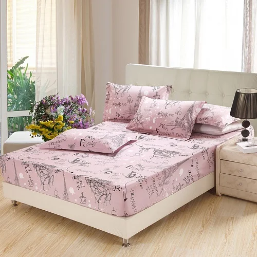 fitted sheet 5 Плед, хлопок, простыня, простыня на резинке, комплект постельного белья для близнецов, королевы, сзы, постельное белье, 160 см X 200 см, размер, наматрасник - Цвет: fitted sheet 5
