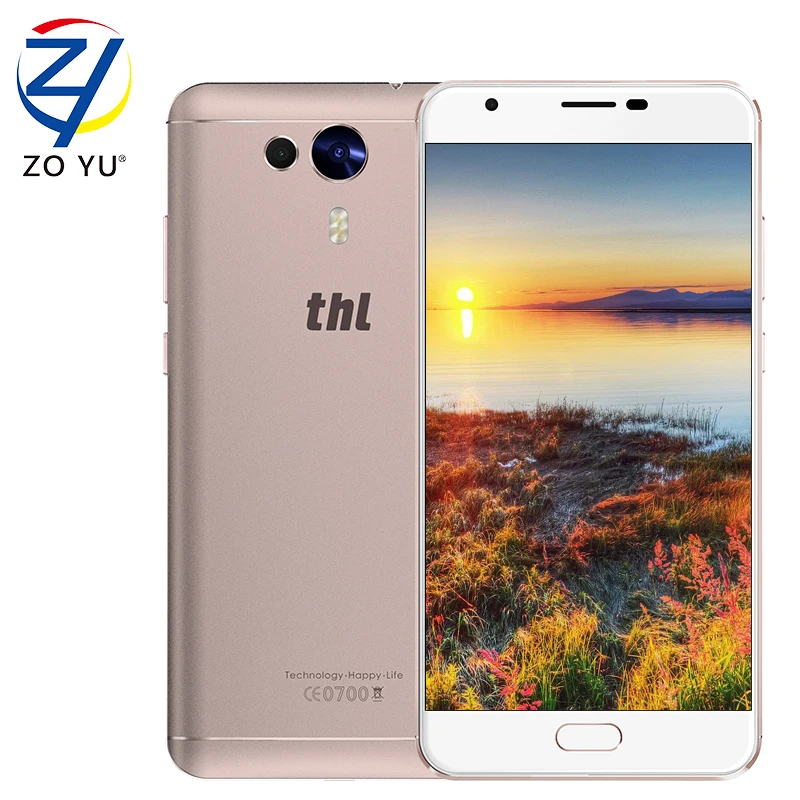 Оригинал THL рыцарь 1 смартфон Android 7.0 MTK6750T Octa Core 5.5 HD Экран 3 ГБ Оперативная память 32